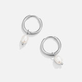 Freshwater Pearl Bella Hoop Earrings