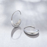 Classic Drop Hoop Earrings