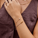 Four Leaf Clover Crystal Bracelet