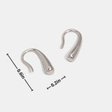 Francesca Water Drop Silver Earrings