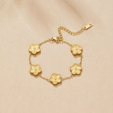 Lucky Clover Leaf Bracelet