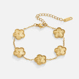 Lucky Clover Leaf Bracelet