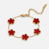 Lucky Clover Leaf Bracelet